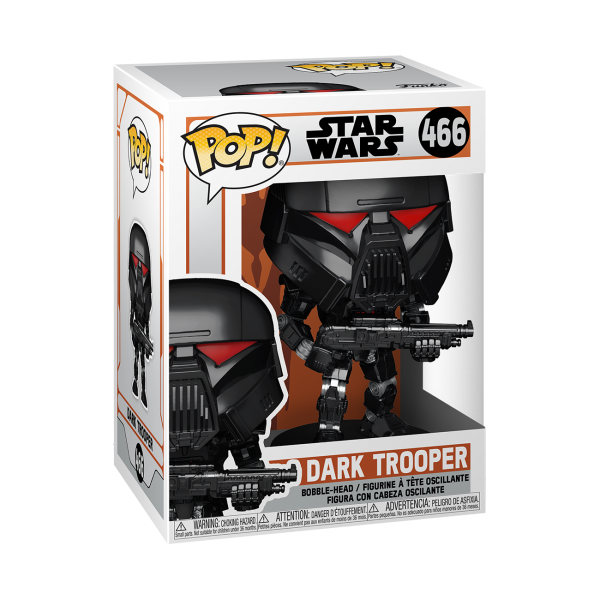 FUNKO POP! - Star Wars - The Mandalorian Dark Trooper #466